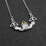 Crystal Hand In Hand Mom And Baby Love Heart Pendant – Gifts for Her — 8