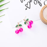 Little Cherry Exaggerated Earrings – Practical Gifts — 7