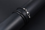 Black Woven Linen Wax Rope Necklace – Jewelry Gift Ideas — 9