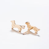 Hollow animal bantam stud earrings – Small Gift Ideas — 5