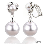 Style Tassel Clip Sterling Silver Pearl Earrings – Stylish Gifts — 5