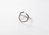 Geometry Shape 925 Sterling Silver Ring for Women – Gifts for Her — 13