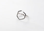 Geometry Shape 925 Sterling Silver Ring for Women – Gifts for Her — 13