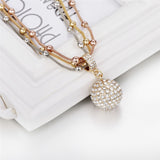 Crystal Ball Pendant Necklace – Jewelry Gift Ideas — 3
