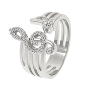 Women's Personalized Fashion Note Ring – Stylish Gifts — 4
