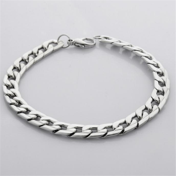Titanium steel men's bracelet – Jewelry Gift Ideas — 1