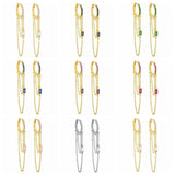 Silver Needle Chain Tassel Design Micro-inlaid – Holiday Gift Ideas — 6