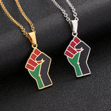 African Fist Symbol Titanium Steel Pendant – Jewelry Gift Ideas — 2