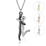 18K Love Hug Necklace Couple Anniversary – Gifts for Couples — 5