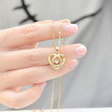 Fashion Dancing Love Necklace With Rhinestones – Gifts for Couples — 5