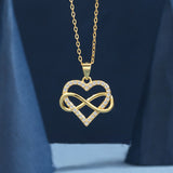Unlimited Love Necklace Women Wrapped Love – Gifts for Couples — 7