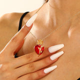 Punk Rose Love Necklace Fashion Personality – Jewelry Gift Ideas — 8