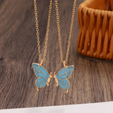 2pcs Oil Drip Butterfly Necklace Ins Creative – Jewelry Gift Ideas — 8