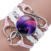 Multi-layered gemstone wolf bracelet – Jewelry Gift Ideas — 10