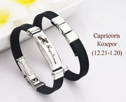 12 constellation silicone stainless steel – Jewelry Gift Ideas — 2