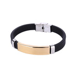Silicone stainless steel bracelet – Jewelry Gift Ideas — 6