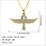 Golden Hip Hop Angel Wings Diamond Pendant – Jewelry Gift Ideas — 2