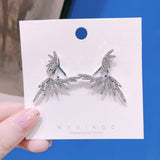 Full Diamond Angel Wing Earrings – Thoughtful Gifts — 4