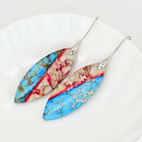Vintage Colorful Leaf Earrings Elegant Temperament – Stylish Gifts — 5