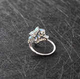 Natural Opal 925 Silver Ring Temperament – Holiday Gift Ideas — 6