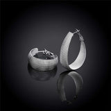 Fashion Creative Frosted Face Large Hoop Earrings – Stylish Gifts — 4