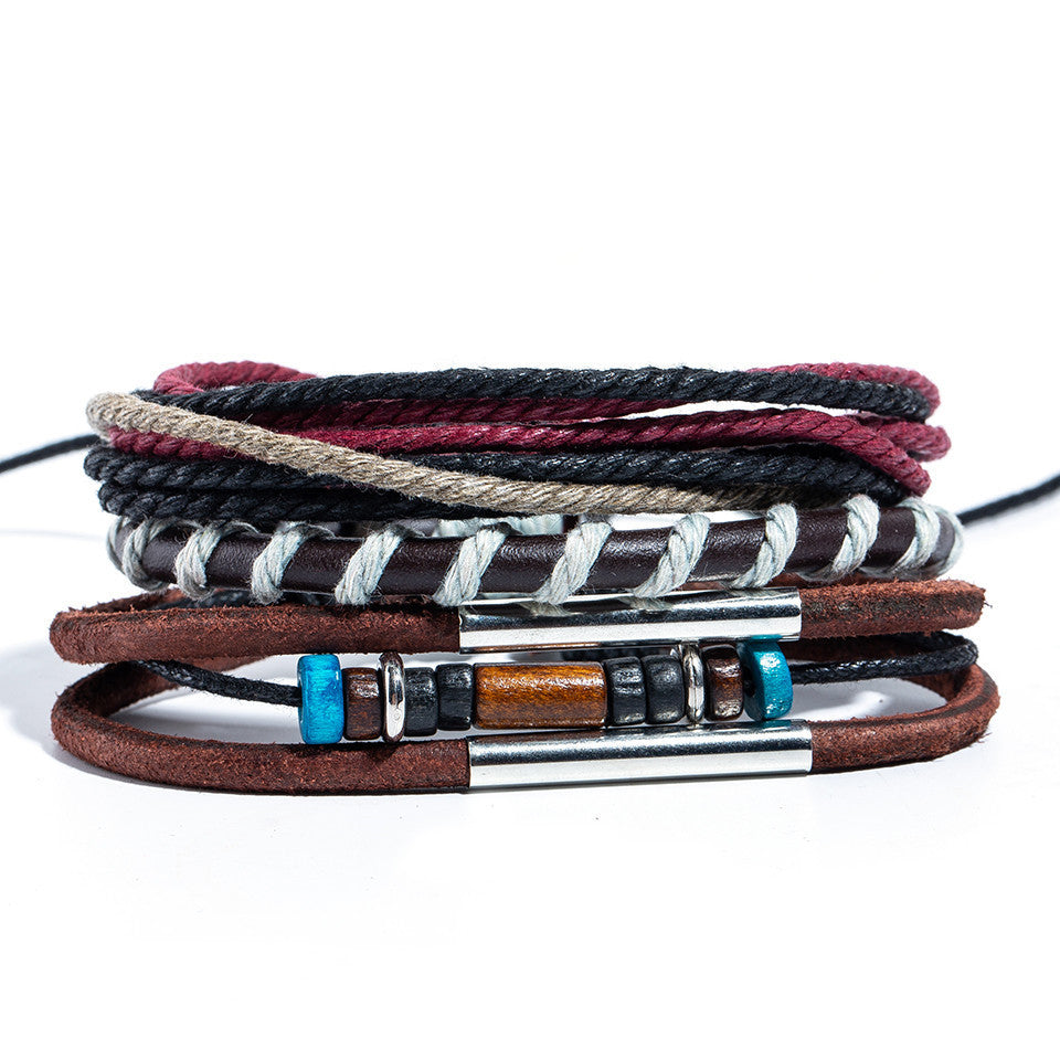 Ethnic style multi-layer handmade bracelet – Stylish Gifts — 1
