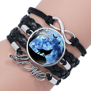 Multi-layered gemstone wolf bracelet – Jewelry Gift Ideas — 17