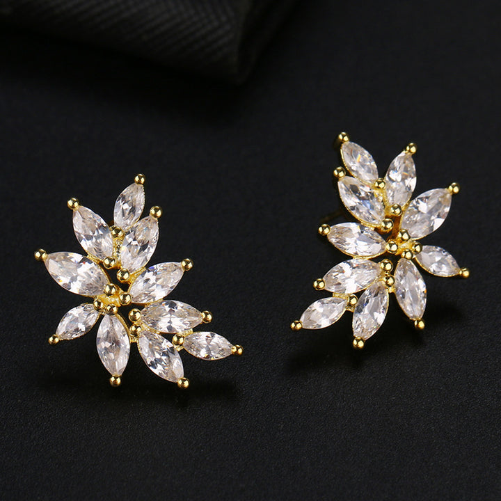 Korean Simple And Exquisite Small Marquise Earrings – Surprise Gifts — 1