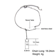 Stainless steel wine glass bracelet – Jewelry Gift Ideas — 8