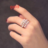 Freshwater Pearl Multi-Bead Ring – Meaningful Gifts — 3