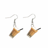 Creative Handmade Pearl Milk Tea Earrings Personalized – Kitchen Gifts — 3
