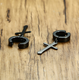 Titanium steel male pierced earrings – Gifts for Him — 3
