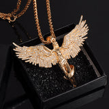 Flying Wing Fairy Hip Hop Goddess Necklace – Jewelry Gift Ideas — 3