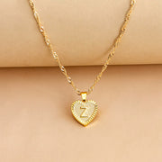Hexagon Imitation Gold Pendant Necklace Peach – Jewelry Gift Ideas — 7