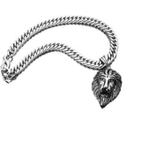 Men's Stainless Steel Lion Head Animal Pendant – Jewelry Gift Ideas — 5