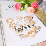 Diamond-shaped 10-piece ring – Birthday Gifts — 5