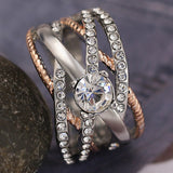 Rose Gold Separated Ring – Thoughtful Gifts — 6