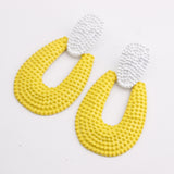 Water Drop Color Contrast Alloy Hollow Earrings – Meaningful Gifts — 4