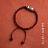 Cinnabar Zodiac Year S925 Silver Red Rope – Holiday Gift Ideas — 6