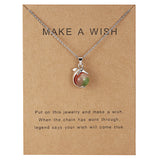 Dolphin Natural Stone Paper Card Necklace – Jewelry Gift Ideas — 7