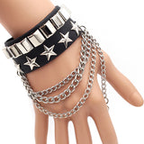 Rivet Star Pentagram Wrap Silver Multi-layered – Jewelry Gift Ideas — 1