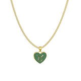 Fashion Color Zodiac Peach Heart Alloy Necklace – Jewelry Gift Ideas — 2