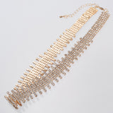 Shiny Women's Necklace Rhinestone Long Chain – Jewelry Gift Ideas — 3