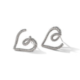 Line Spiral Love Heart Earrings Female – Gifts for Her — 5