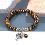 Tree Of Life Simple Natural Stone Bracelet – Jewelry Gift Ideas — 5