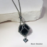 Natural Amethyst White Crystal Ball Pendant Love – Jewelry Gift Ideas — 11