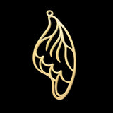 Stainless Steel Ornament Laser Cut Hollow Wing – Jewelry Gift Ideas — 10