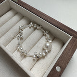 S925 Sterling Silver Irregular Pearl Bracelet – Jewelry Gift Ideas — 4