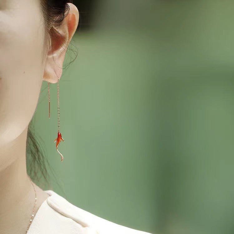 Women's Chinese Style Premium Goldfish Earrings – Stylish Gifts — 1