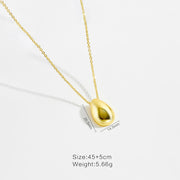 Glossy Minority Simple All-match Oval Water Drop – Jewelry Gift Ideas — 5